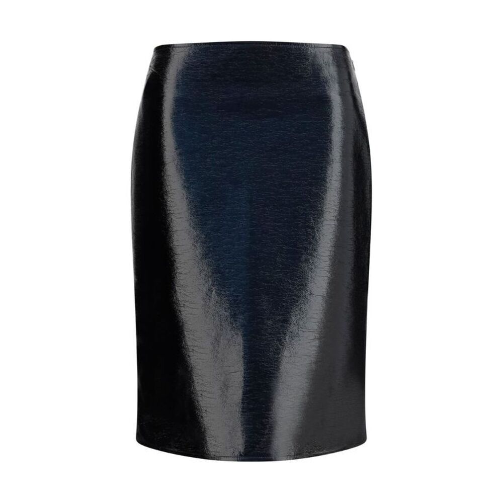 Courrèges Bordeaux Cotton Midi Women's Skirt